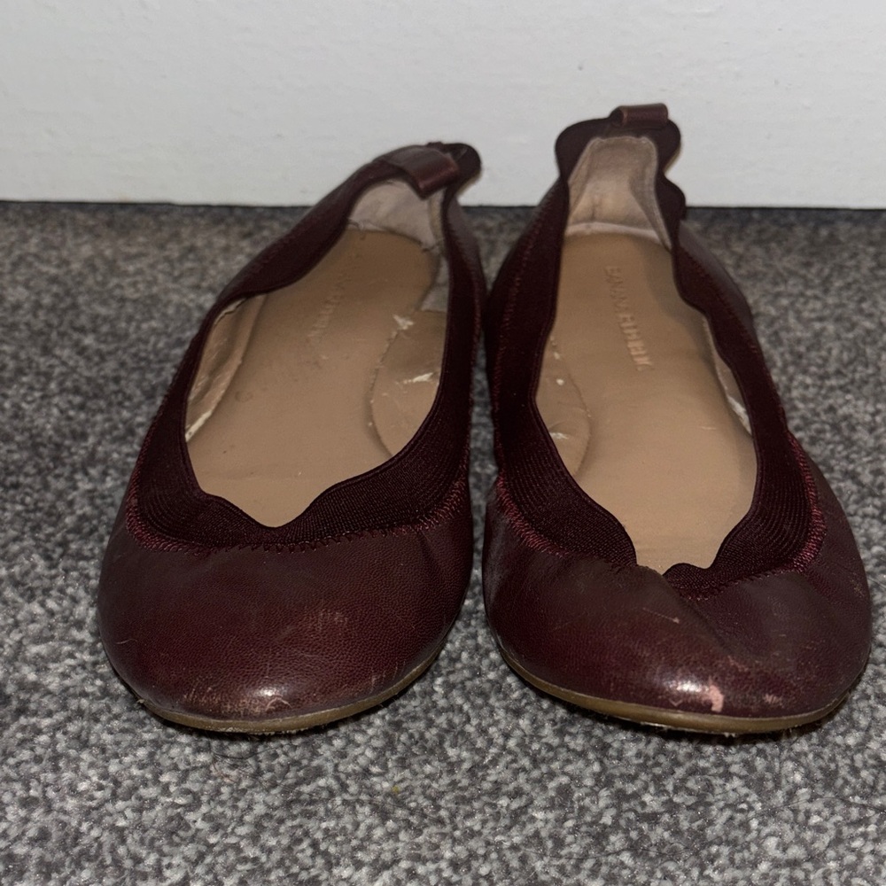Banana Republic Women's Dark Brown Leather Flats Women’s size 6 - Picture 4 of 6